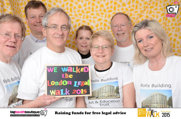 The RBAET 2015 London Legal Walk Team